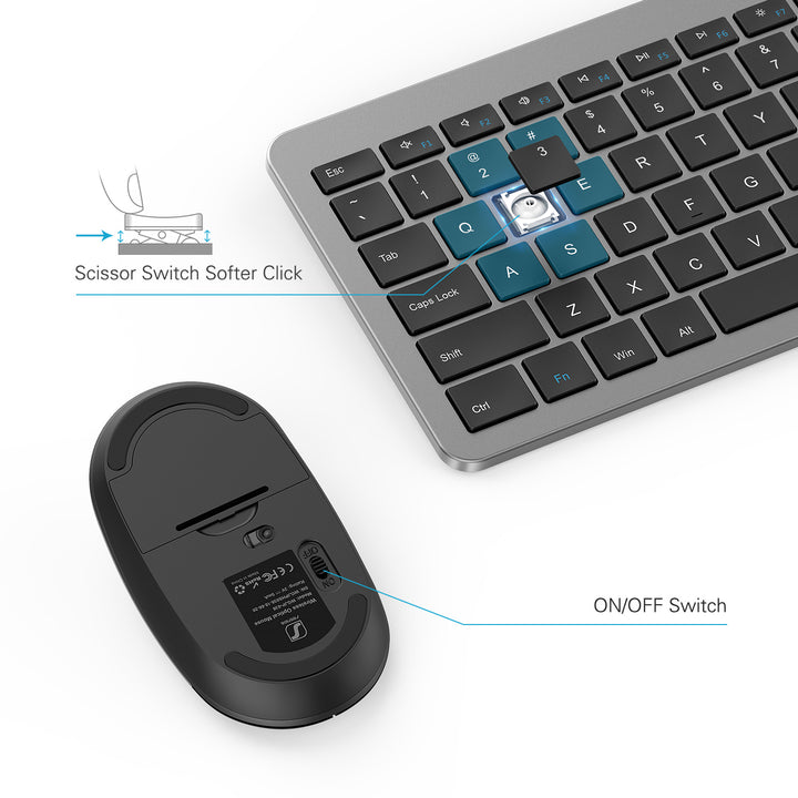 WGJP-038 Wireless Keyboard and Mouse Combo