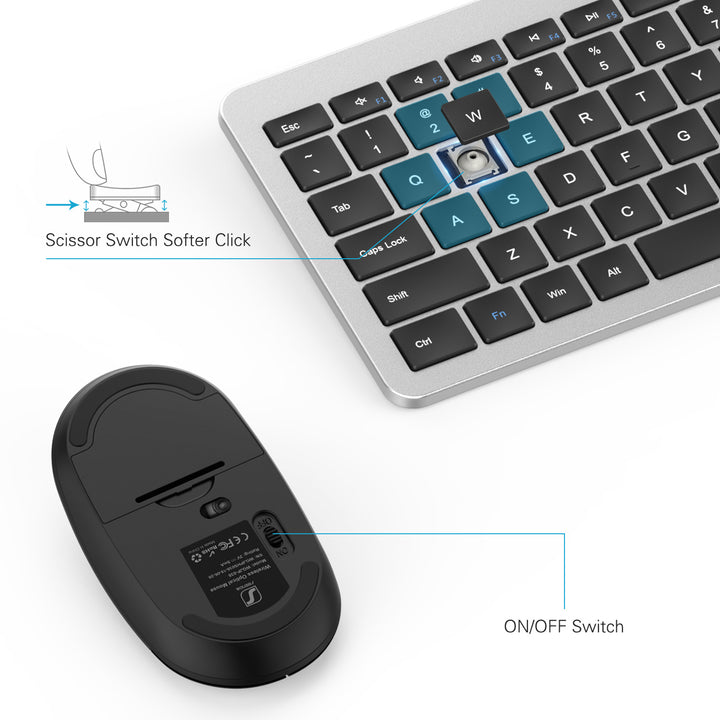 WGJP-038 Wireless Keyboard and Mouse Combo