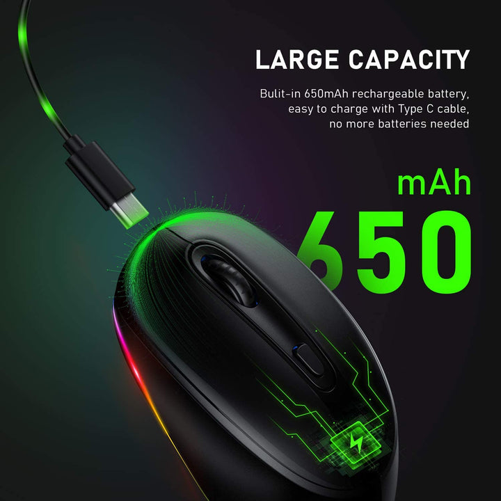 IWG-FGM02 Rechargeable LED Wireless Mouse