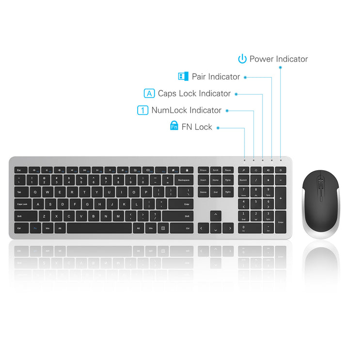 WGJP-038 Wireless Keyboard and Mouse Combo