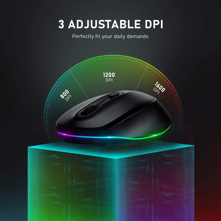 IWG-FGM02 Rechargeable LED Wireless Mouse