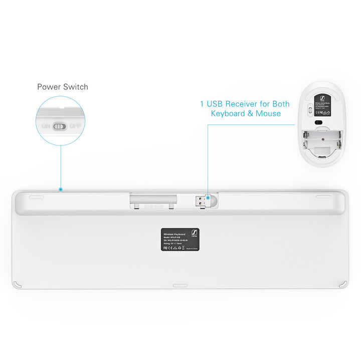 WGJP-038 Wireless Keyboard and Mouse Combo